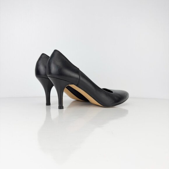 FILIPPA K Classic Leather Pointed Toes‎ EUC Designer Black Stilettos Pumps sz 38 - Picture 12 of 13